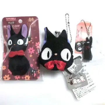 스튜디오 지브리 마녀 배달부 키키 지지 배지 복주머니 키링