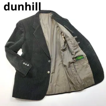 dunhill 테일러드 자켓 코듀로이 울 총 안감 장식 버튼