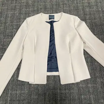 YOKO CHAN 노카라 자켓 베이지 핑크