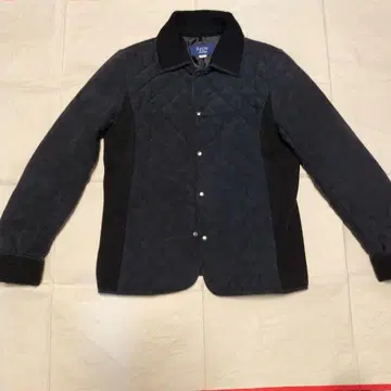 KEITH 블랙 퀼팅 자켓