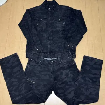 [ Z-DRAGON ] 스트레치 데님 상하의 세트