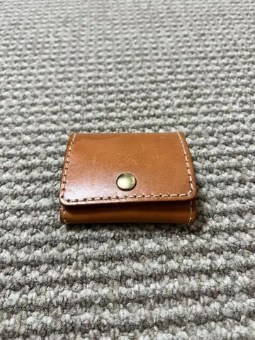 HERZ 심플 동전 지갑 (KK-23) 카멜