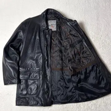 [양가죽] SCANDINAVIA 레더 코트 하프 코트 안감 페이즐리