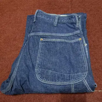 다크 네이비 새상품급 오어슬로우 페인터 데님 Sorslow