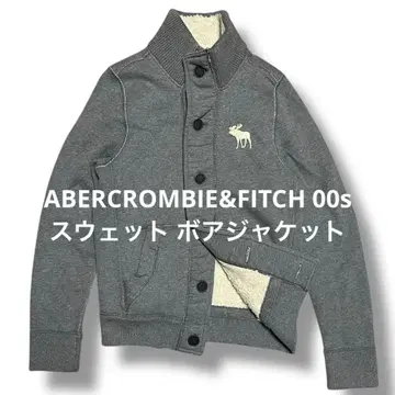 abercrombie&fitch 보아 자켓 맨투맨 데미지 가공