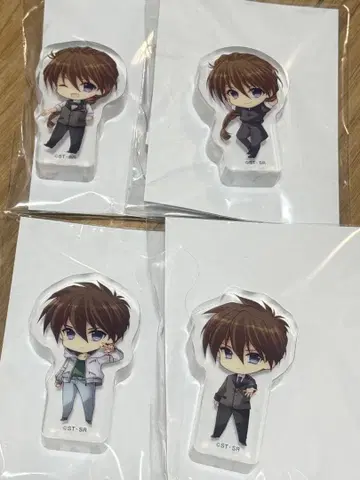 건담 W 30주년 아크릴 블록 히이로 듀오 디너쇼