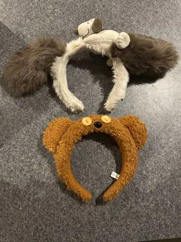 팀, 스누피 디자인 머리띠