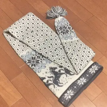 모자 머플러 에스토니아 말 패턴