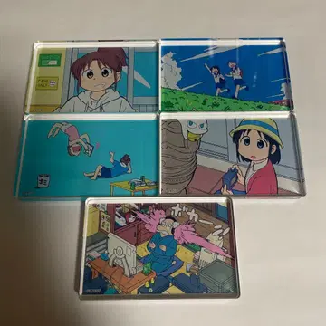 CITY THE ANIMATION 미니 아크릴 블록 컬렉션 5종 세트