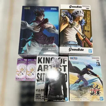 원피스 주술회전 피규어 6체 세트 묶음 판매