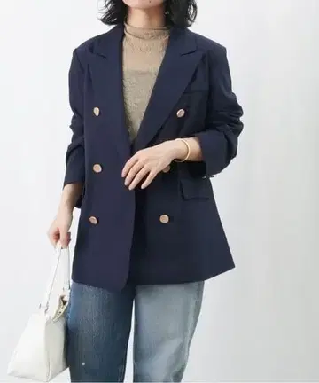 미사용 택 포함 레이디 럭셔리의 더블 테일러드 재킷