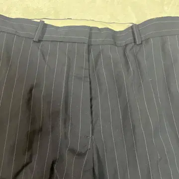 cos 네이비 스트라이프 플레어 팬츠