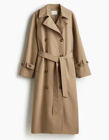 H&M 더블 브레스트 트렌치코트 M 사이즈