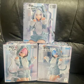 Re: 제로 Yumemirize 에밀리아 렘 라무 피규어 3체 세트