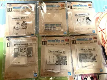 제일복권 드래곤볼 40th 그 두 번째 H상 로고 블록 6종 묶음 판매