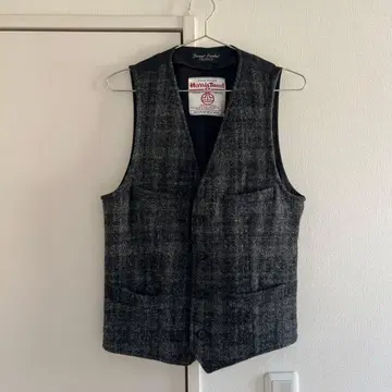 저널 스탠다드 x Harris Tweed 체크 베스트 베스트 M