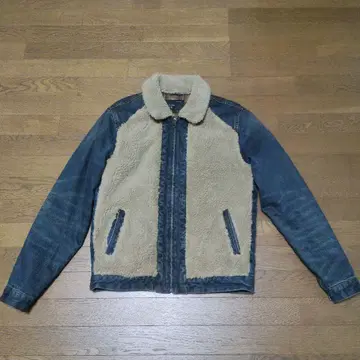 ZARA 데님 그리즐리 보아 자켓 곰돌이 자켓