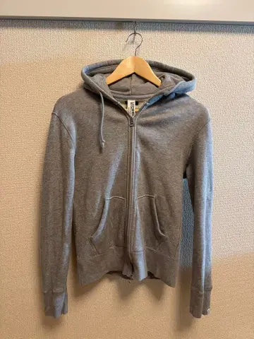 LOOPWHEELER BEAMS 그레이 풀 집업 후드티 M