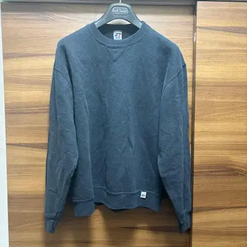 90s 러셀 애슬레틱 무지 블랭크 맨투맨 블랙 M