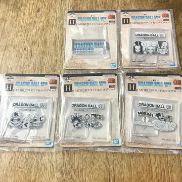 드래곤볼 제일복권 40주년 H상 로고 블록 아크릴 스탠드 5종