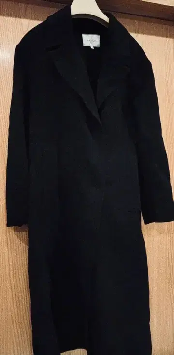 BEIGE. 블랙 롱 코트 사이즈 4