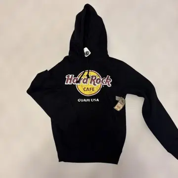 [ 미사용 새상품 ] Hard Rock Cafe Guam 블랙 후드티 S