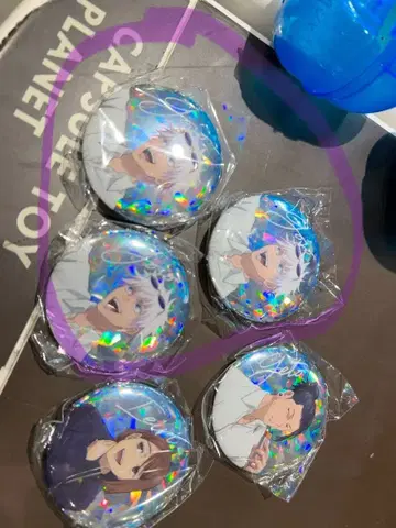 주술회전 휴식 샤이니 캔뱃지 고죠 사토루 3개 세트