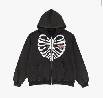 PULSEON TREASURE 집업 후디 BLACK L 사이즈