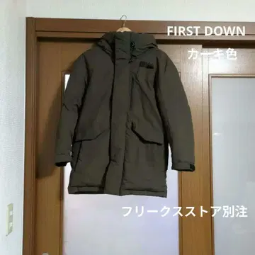 FIRST DOWN 후드 부착 다운 자켓 SMALL