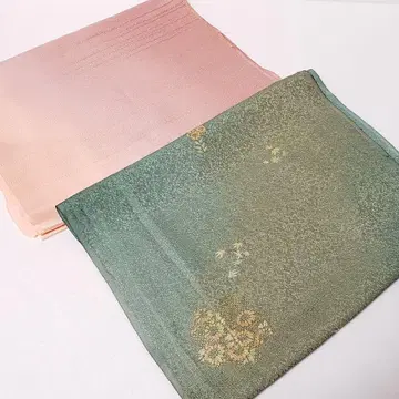 (0815) 오비 장식 천 2점 묶음 판매 기모노 일본 의류 잡화