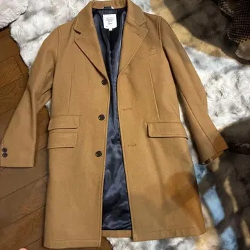 Fidelity 브라운 체스터 코트 S