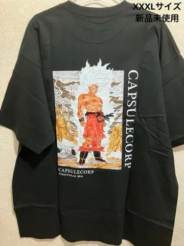 드래곤볼 손오공 T셔츠 XXXL 사이즈 미사용 새상품 두꺼운 원단 블랙