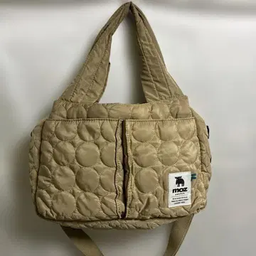 moz 베이지 퀼팅 숄더백 숄더백 마더백