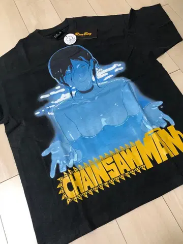 체인소 맨 tee XL 빈티지 t셔츠 reze 레제