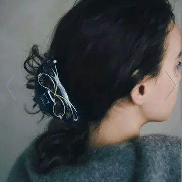 라토타리테 perle 네이비 헤어 클립 타나베 사오리