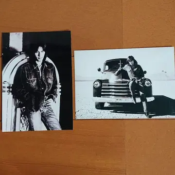 [ 레어 ] B'z 이나바 코시 브로마이드 흑백 사진 세트