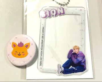 nctwish 시온 사진 카드 슬리브, WISH제 캔뱃지