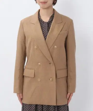 언타이틀 파브리카 쓰리 메리노 더블 자켓 울 자켓