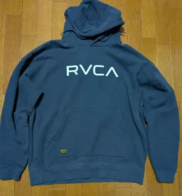 RVCA 네이비 후드티