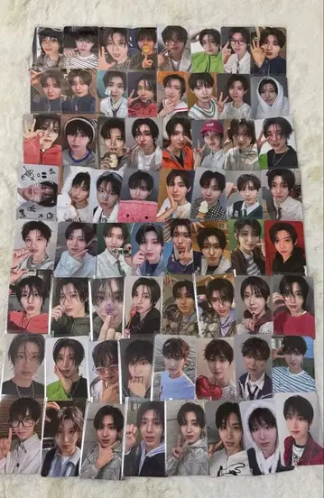 kickflip 주완 트레이딩 카드 64장 세트