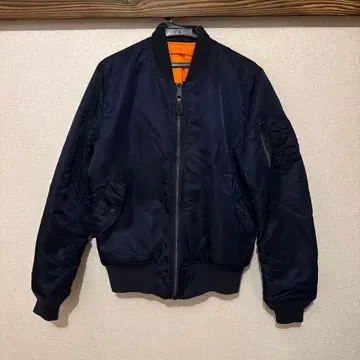 ALPHA INDUSTRIES MA-1 플라이트 자켓 네이비