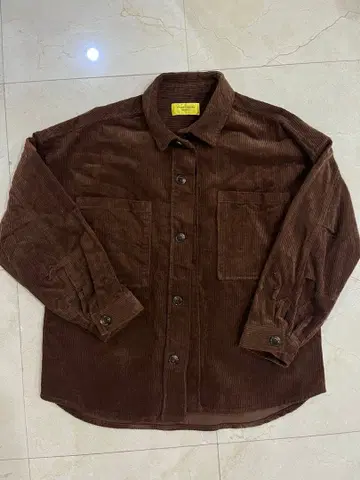 브라운 코듀로이 와이드 캐주얼 자켓