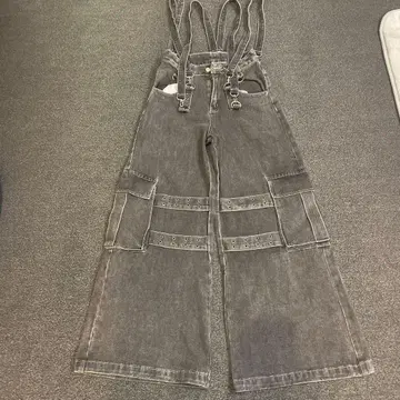 그레이 오버롤 데님