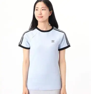 아디다스 라이트 블루 저지 셋업 미사용 새상품 S