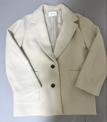 FRAY I.D 베이지 테일러드 자켓 ONE SIZE