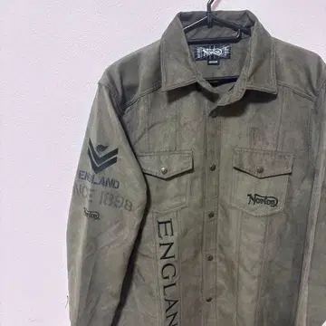 Norton 노튼 긴팔 카키 자수 M 사이즈