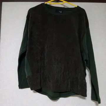 새상품 Grand Table 다크 그린 코듀로이 긴팔 티셔츠