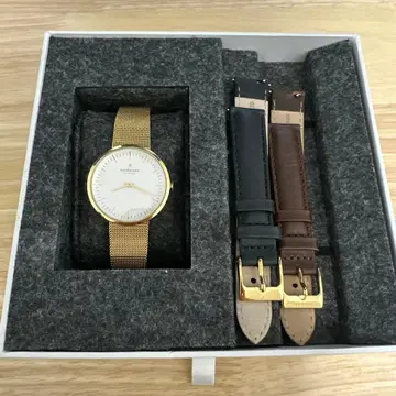 nordgreen 시계 골드 메쉬 밴딩 교환용 스트랩 포함