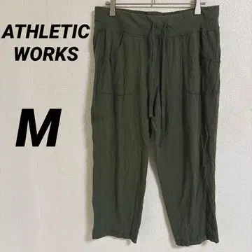 ATHLETIC WORKS [ M ] 캐주얼 팬츠 올리브 그린 러프