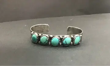 터콰이즈 5연 & 실버 925 뱅글 네이티브